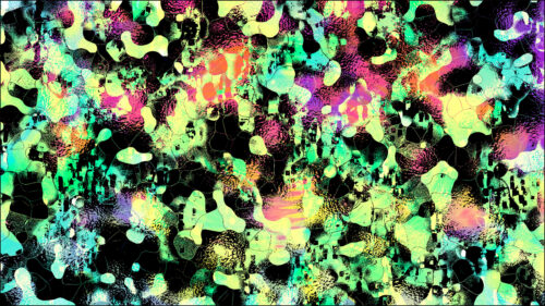 Vibrant Abstract Psychedelic Fluid Shapes 4K PC Desktop Wallpaper