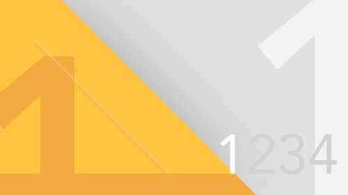 Minimalist Yellow and Grey Geometric Abstract Desktop Wallpaper