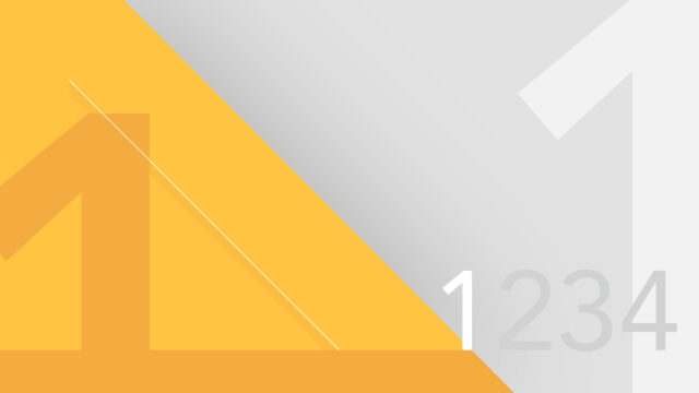 Minimalist Yellow and Grey Geometric Abstract Desktop Wallpaper
