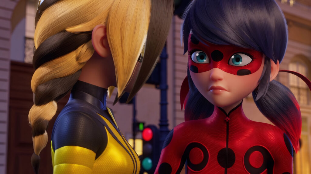 Ladybug and Vesperia Miraculous Heroes Desktop Wallpaper