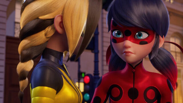 Ladybug and Vesperia Miraculous Heroes Desktop Wallpaper