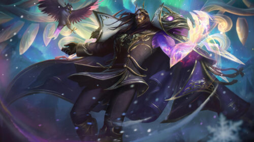 Swain Winterblessed League of Legends Champion Art PC Wallpaper