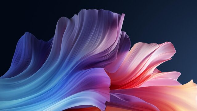 Abstract Colorful Fluid Fabric Flow 4K Desktop Wallpaper