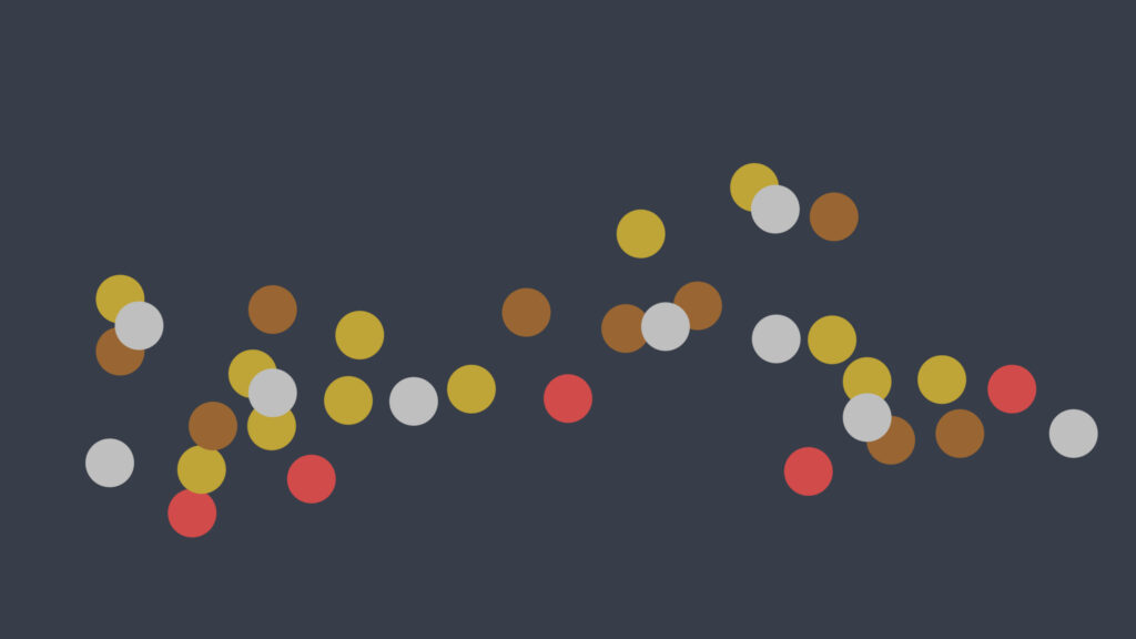 Minimalist Abstract Circles with Soft Bokeh Effect Desktop Wallpaper