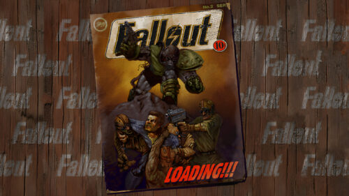 Fallout Comic Book Style Loading Screen Art PC Wallpaper