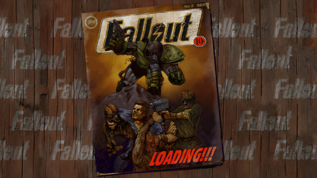 Fallout Comic Book Style Loading Screen Art PC Wallpaper
