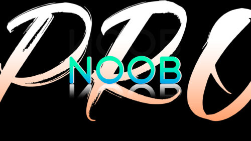 Noob Gaming Typography Artistic Desktop Wallpaper