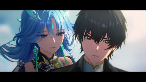 Jingliu and Male Trailblazer Honkai Star Rail Anime 4K Desktop Wallpaper