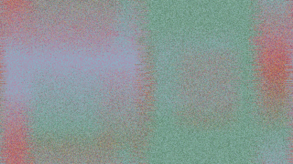 Abstract Teal and Pastel Grainy Texture Aesthetic PC Wallpaper