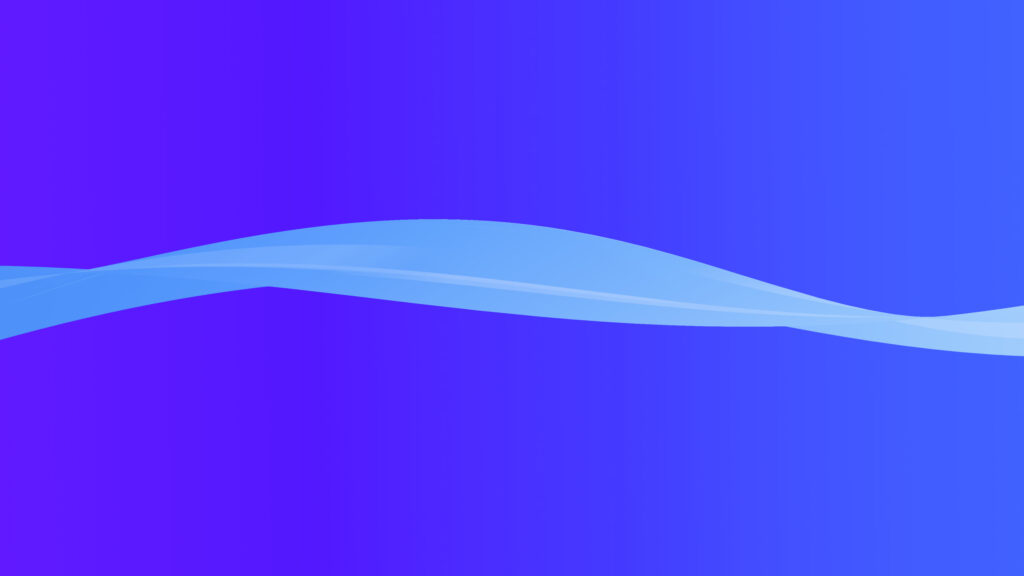 Minimalist Abstract Blue Gradient Flowing Wave Desktop Wallpaper