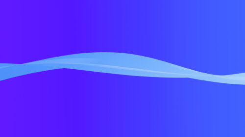 Minimalist Abstract Blue Gradient Flowing Wave Desktop Wallpaper