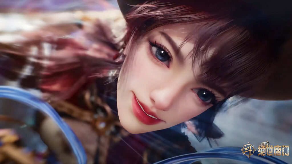 Stunning Anime Girl Close-up from Soul Land II: The Peerless Tang Clan 4K Desktop Wallpaper