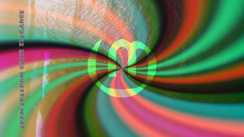 Abstract Swirl Ocean Wave Artistic Design 4K Desktop Wallpaper