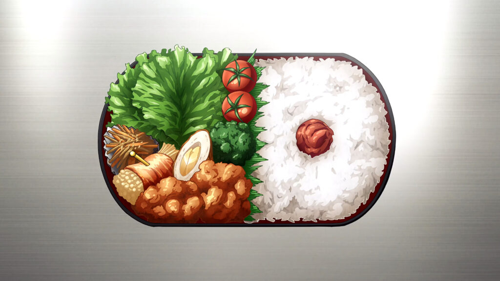 Anime Style Bento Lunch Box Art High Resolution Desktop Wallpaper