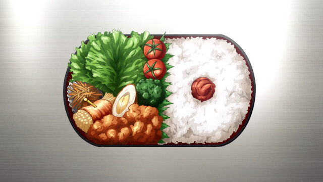 Anime Style Bento Lunch Box Art High Resolution Desktop Wallpaper