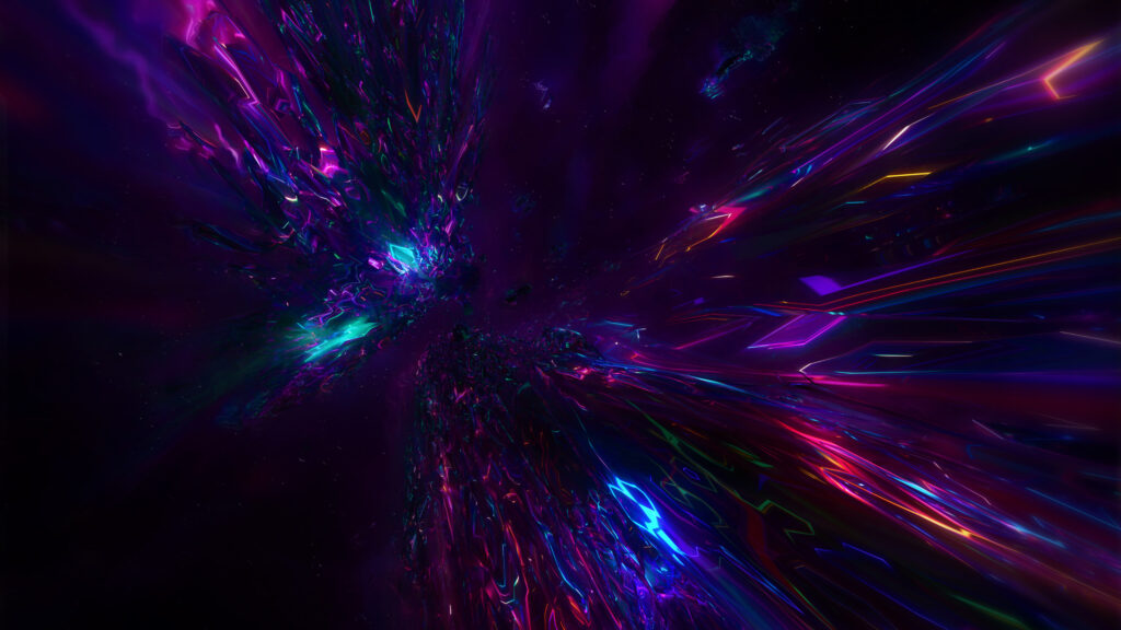 Abstract Cosmic Distortion 4K Desktop Wallpaper
