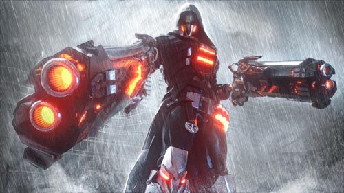 Reaper Overwatch Hero Futuristic Warrior Cinematic 4K PC Wallpaper