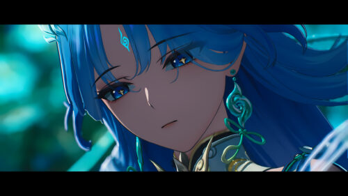 Jingliu Honkai Star Rail Cinematic Close Up 4K Desktop Wallpaper