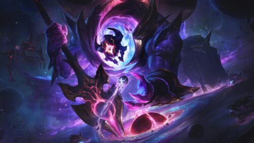 Cosmic Reaver Kassadin League of Legends Space Fantasy 4K Wallpaper