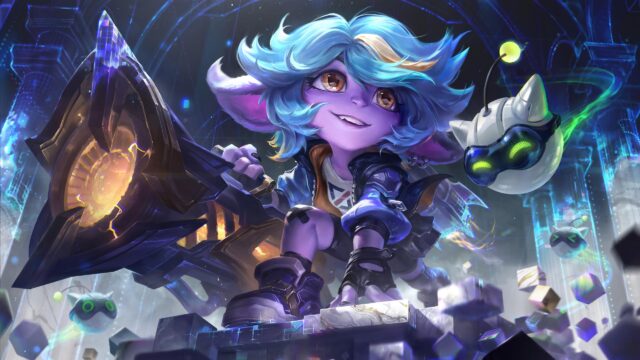 Vex Arcade Skin League of Legends Digital Art 4K Desktop Wallpaper