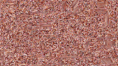 Abstract Geometric Mosaic in Warm Earth Tones 4K PC Wallpaper