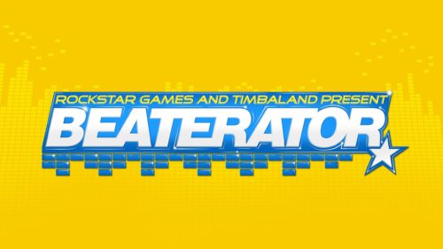 Rockstar Games and Timbaland Present Beaterator Logo Yellow Minimalist Desktop Wallpaper