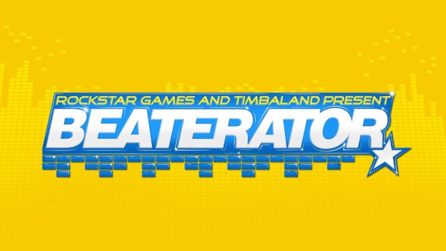Rockstar Games and Timbaland Present Beaterator Logo Yellow Minimalist Desktop Wallpaper