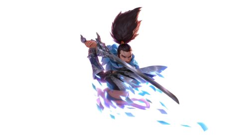 Yasuo League of Legends Samurai Warrior 4K Desktop Wallpaper