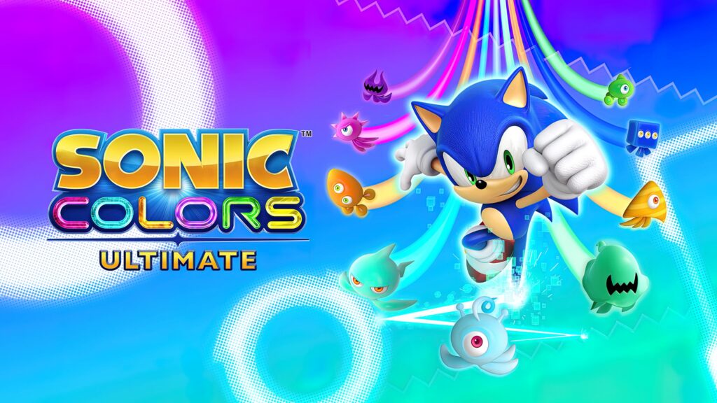 Sonic Colors Ultimate Vibrant Video Game Action Scene 4K Wallpaper