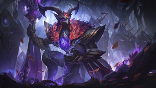 Elderwood Azir League of Legends Dark Forest Fantasy 4K Desktop Wallpaper