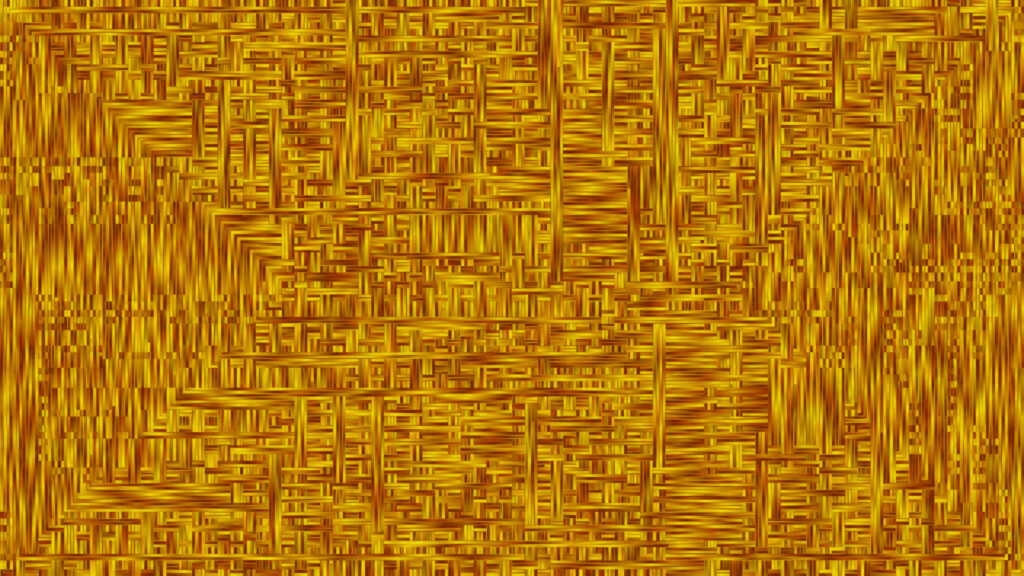 Abstract Golden Woven Texture Pattern 4K Desktop Wallpaper