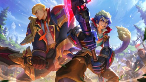 Alucard and Sun Academy Skin Mobile Legends 4K Desktop Wallpaper
