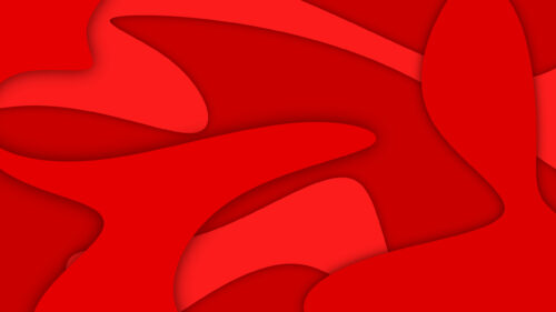 Minimalist Red Abstract Liquid Layers Desktop Wallpaper