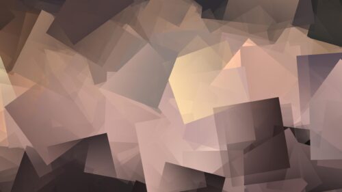 Abstract Geometric Brown and Beige Overlapping Squares Desktop Wallpaper