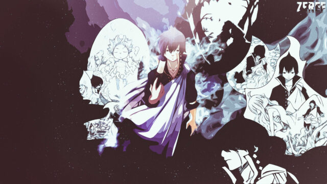 Zeref Dragneel Aesthetic Anime Collage 4K PC Wallpaper