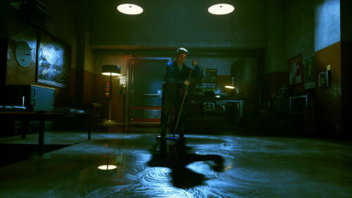 Ahti the Janitor in Control Video Game Atmosphere 4K Desktop Wallpaper