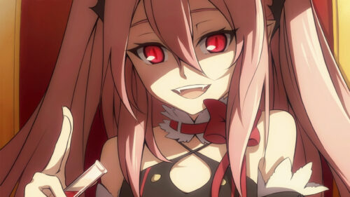 Krul Tepes Seraph of the End Anime Girl Red Eyes 4K Desktop Wallpaper