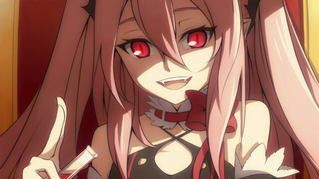 Krul Tepes Seraph of the End Anime Girl Red Eyes 4K Desktop Wallpaper