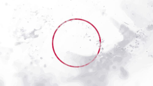 Minimalist Red Circle Abstract White Texture 4K PC Wallpaper
