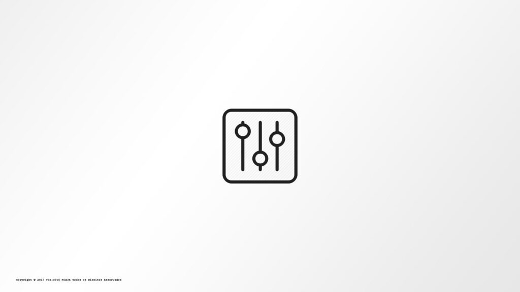 Minimalist Audio Equalizer Settings Icon Desktop Wallpaper