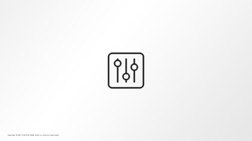 Minimalist Audio Equalizer Settings Icon Desktop Wallpaper
