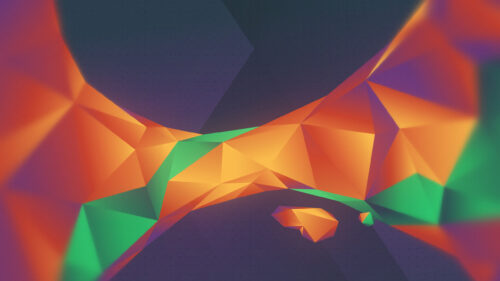 Abstract Geometric Low Poly Gradient Art 4K Desktop Wallpaper