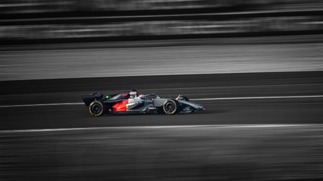 Audi Formula 1 Race Car Speed Motion Blur 4K Desktop Wallpaper