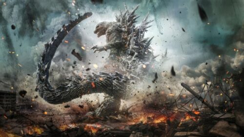 Godzilla Minus One Destructive Rampage 4K Desktop Wallpaper