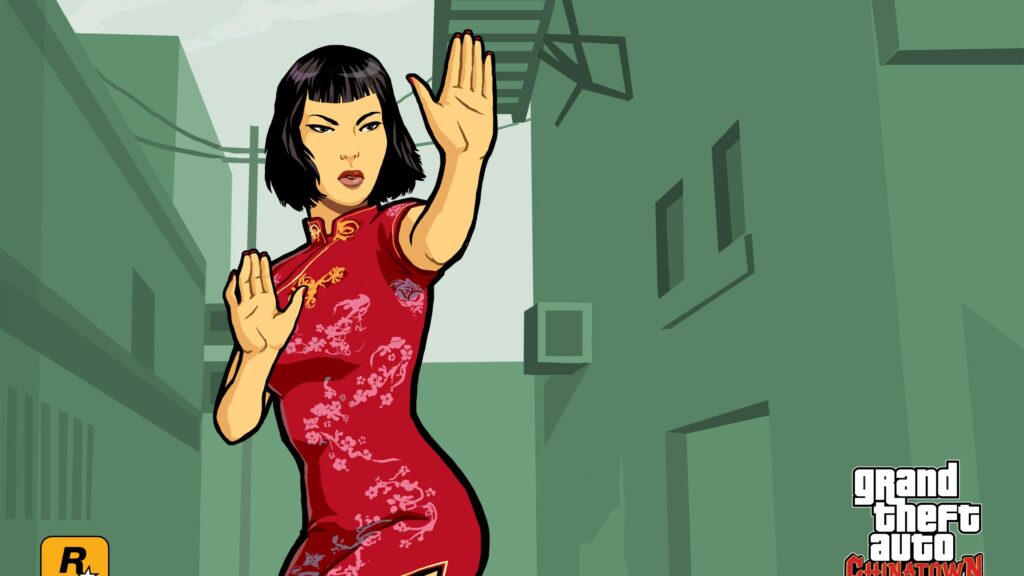 Grand Theft Auto Chinatown Wars Female Character Art Desktop Wallpaper