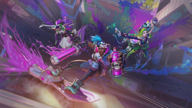 League of Legends Street Demons Character Action Art 4K Desktop Wallpaper