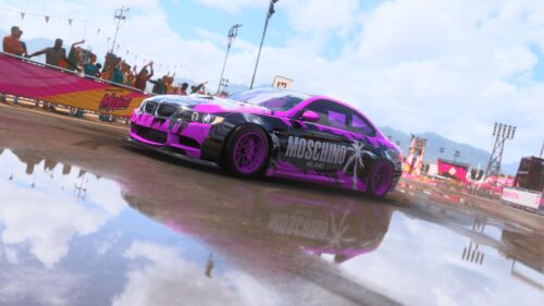 Customized Moschino BMW M3 Coupe Racing at Horizon Festival PC Wallpaper