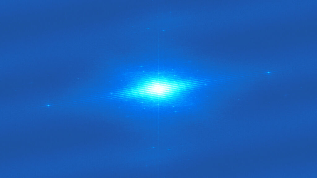 Abstract Glowing Blue Light Streak 4K Desktop Wallpaper