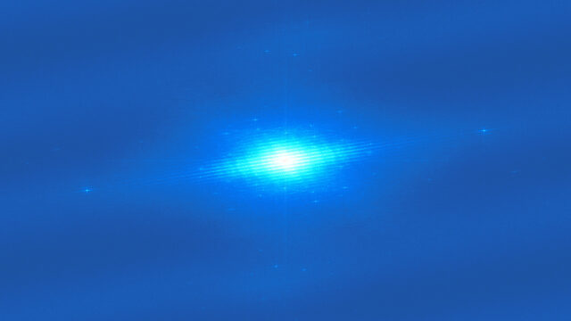 Abstract Glowing Blue Light Streak 4K Desktop Wallpaper