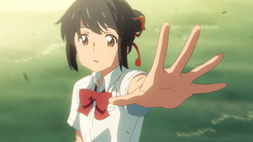 Mitsuha Miyamizu Reaching Out Your Name Anime PC Wallpaper